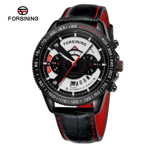 Forsining Atomic Men s Chronograph Automatic Watch No Battery Need Niovani